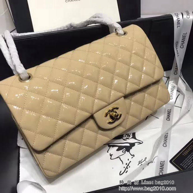 香奈兒CHANEL 升級版A1112小羊皮金銀鏈條單肩斜挎包 DSC1062